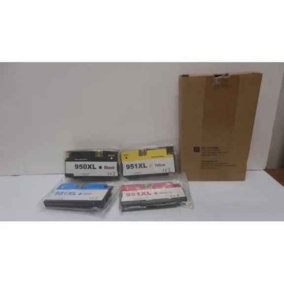 RHEA- Multi Pack, Black, Cyan, Yellow & Magenta Cartridges Factory Sealed 951Xl