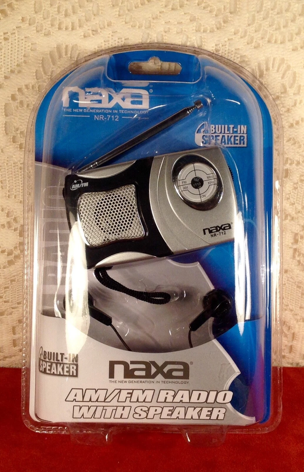 RHEA- Naxa Nr-712 Portable Am / Fm Radio With Built-In Speaker ...