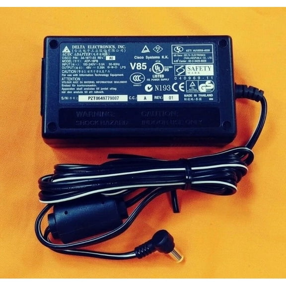 RHEA- New Cisco Adp-18Pb 48V 0.38A Delta Electronics Ac/Dc Adapter 34-1977-03