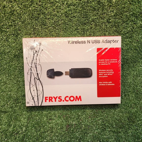 RHEA- New Frys Wireless G Wifi Desktop & Laptop Usb Network Adapter Faster Wireless