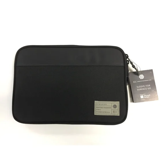 RHEA- *New* Hex Mona Sleeve Case For Microsoft Surface Go Black
