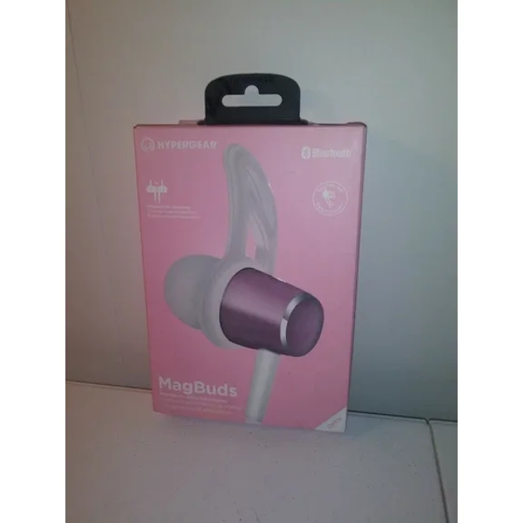 RHEA- New Hypergear Magbuds Bluetooth Aluminum Alloy Magnetic Earphones W/In Line Mic