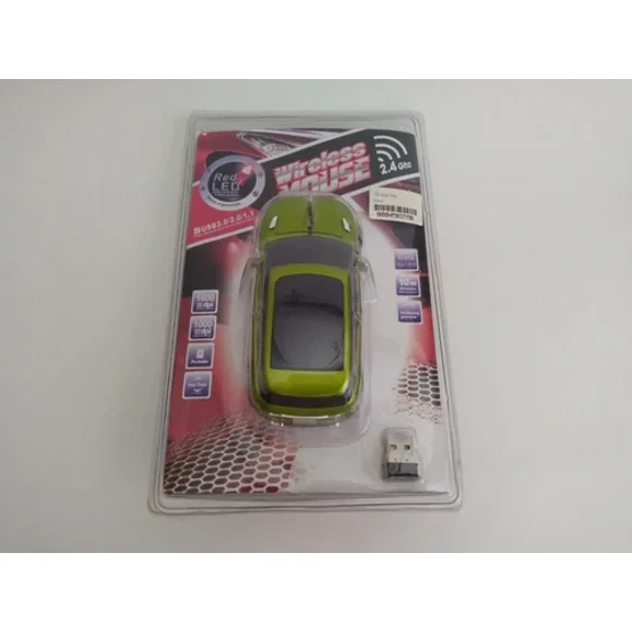 RHEA- New Led Headlights Optical Sports Car Wireless Mouse 2.4Ghz