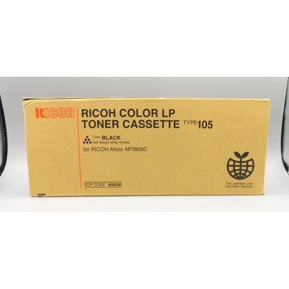 RHEA- New - Ricoh Black Toner Cassette Cartridge Type 105 550G - Aficio