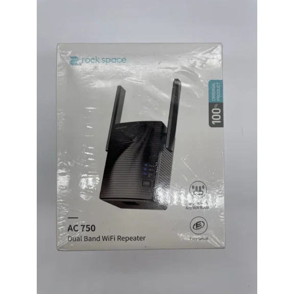 RHEA- New Rock Space Ac 750 Dual Band Wifi Repeater Extender - Sealed! Free Shipping!