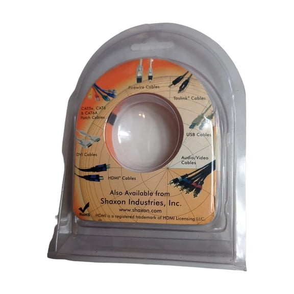 RHEA- New/Sealed Shaxon Fcstlc03M-B Premium Fiber Optic Patch Cables Multi-Mode