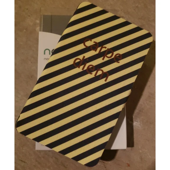 RHEA- Nook Tablet 7" Cover With Tab Nib-Carpe Diem Stripe