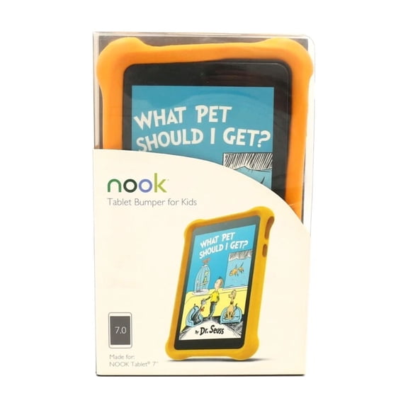 RHEA- Nook Tablet Bumper For Kids' Tablet 7" Citrus Orange Color Barnes & Noble - New