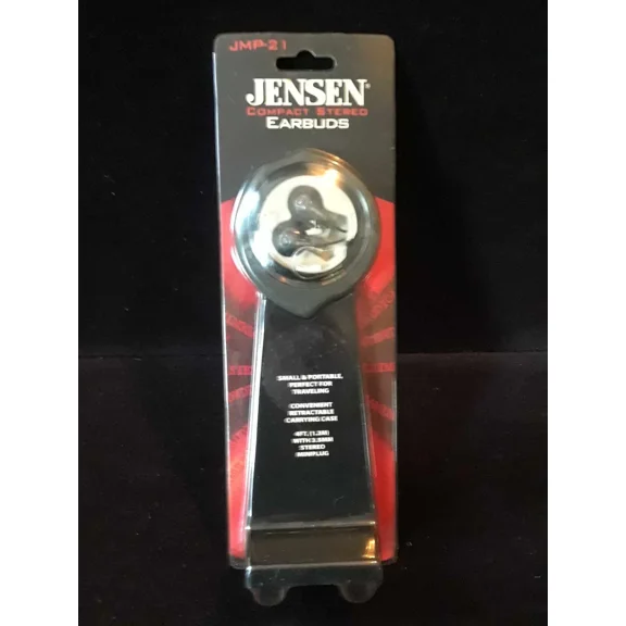 RHEA- Nos Jmp-21 Jensen Compact Stereo Earbuds