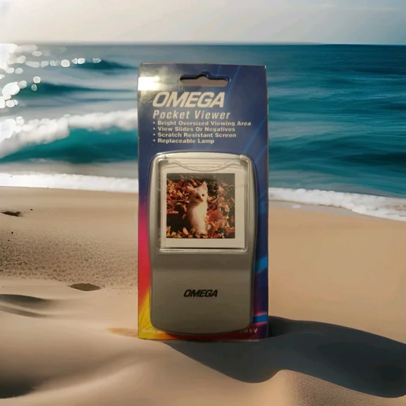 RHEA- Omega Pocket Slides And Negatives Film, Lit Viewer