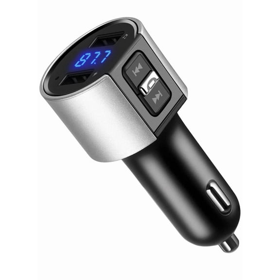 RHEA- Oria Bluetooth Fmtransmitter. Radio Adapterreceiver, Handsfree Car Kit 2 Charger