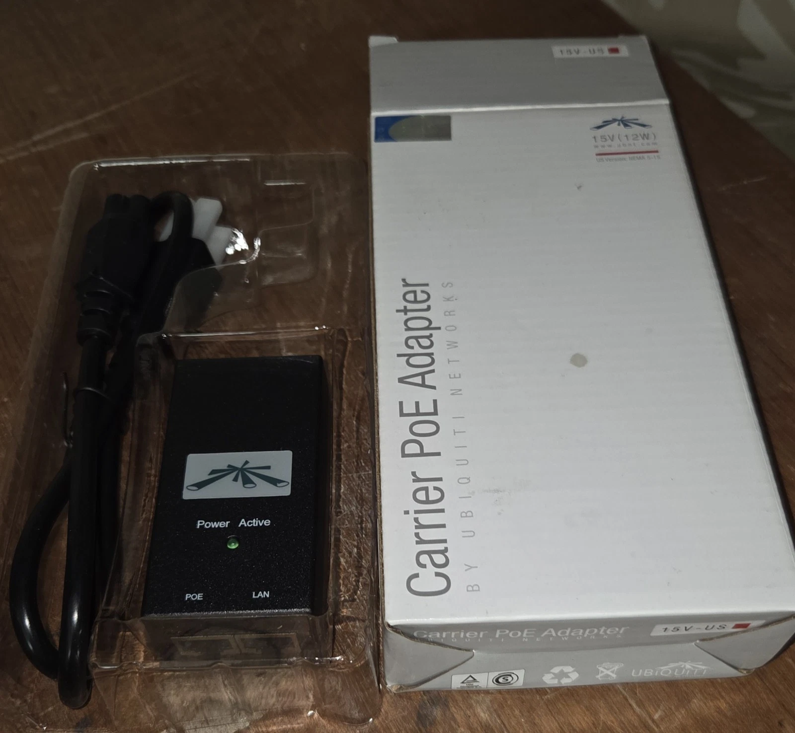 RHEA- Poe Adapter 15-8 15 Volt Ubiquiti Unifi Security Camera Power Supply