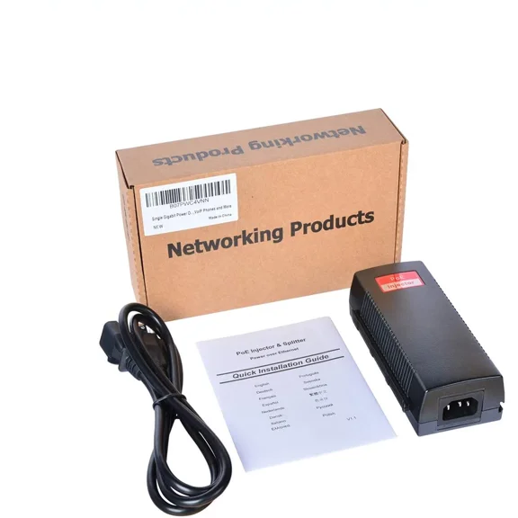 RHEA- Poe Injector Adapter, 10/100Mbps, Single Fast Port Power Over Ethernet Poe Injec