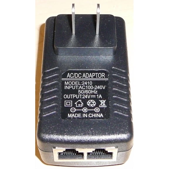 RHEA- Poe Injector Dc 24V 1A Power Adapter Plug 100-240V Cctv Ip Phone