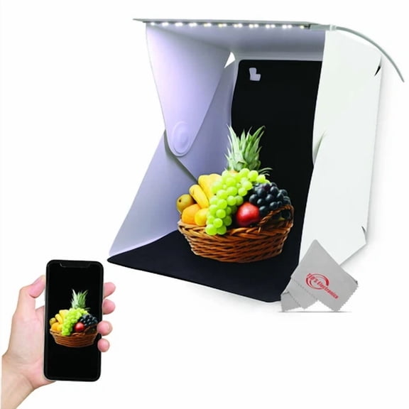 RHEA- Portable Photo Studio Led Light Box Tent Mini Folding Photography Studio Softbox