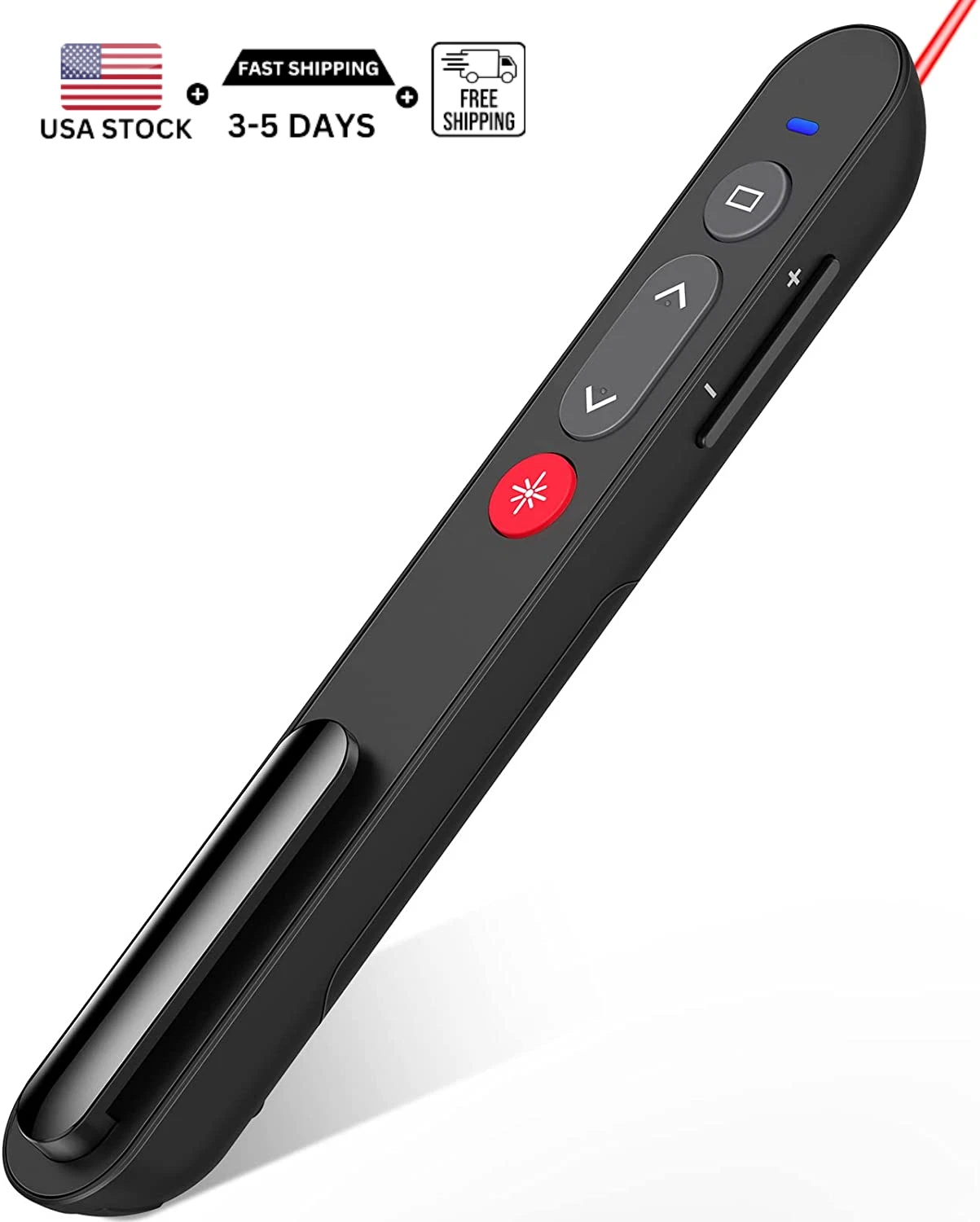 Remote Pen RHEA- Presentation Clicker Remote Wireless With Laser Pointer Pen 2 ...