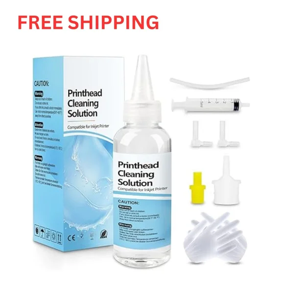 RHEA- Printhead Cleaning Kit Work For Hp Canon Brother Inkjet Printer Head Cl...