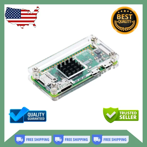 RHEA- Raspberry Pi Zero 2 W Case Kit With Raspberry Pi Zero 2 W Case Power Supply