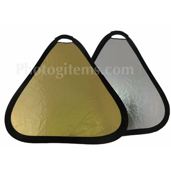 RHEA- Reflector Portable 24" Silver Gold Light Professional Photography Studio 5265