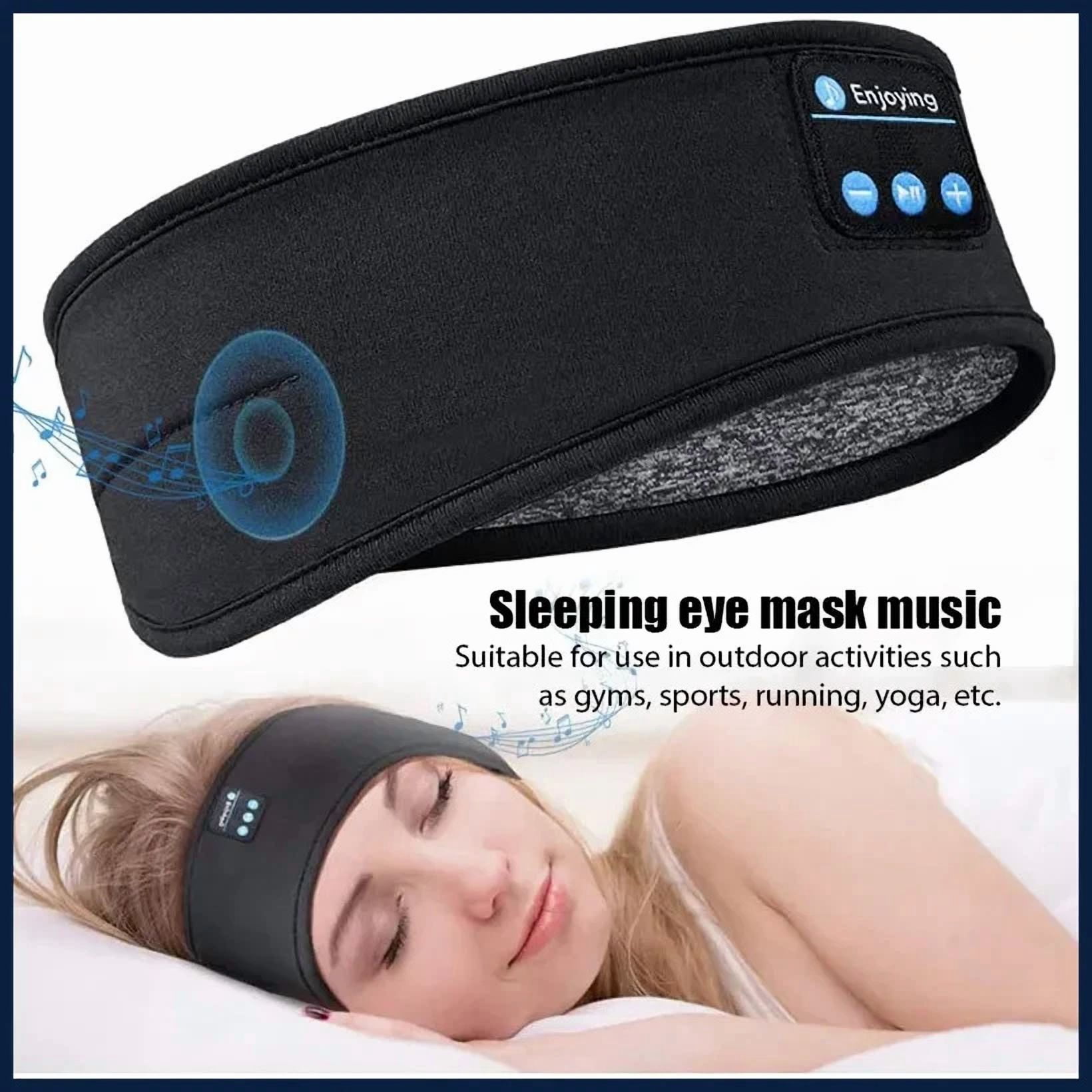 RHEA- Sleep Headphones Bluetooth Sleeping Headband Sports Wireless Earphones Eye Mask