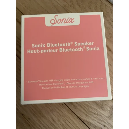 RHEA- Sonix Bluetooth Speaker Portable Pink Nib
