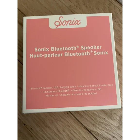 RHEA- Sonix Bluetooth Speaker Portable Pink Nib