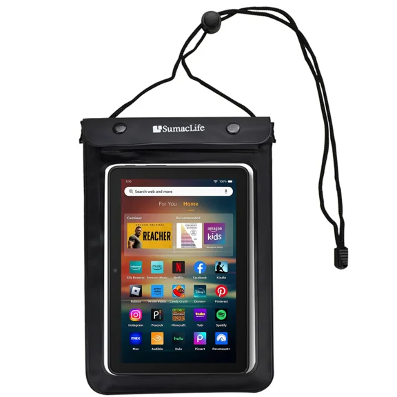 RHEA- Sumaclife Tablet Waterproof Pouch Dry Bag Case Cover For 8"Amazon Fire Hd 8 2024