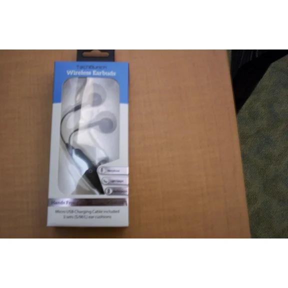 RHEA- Techbunch Wireless Earbuds W/ Microphone !!!! Bluetooth Version 4.2 Rechargeable