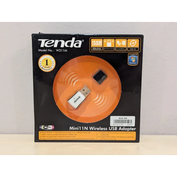 RHEA- Tenda N150 Wireless Wifi Network Adapter-Nano Size