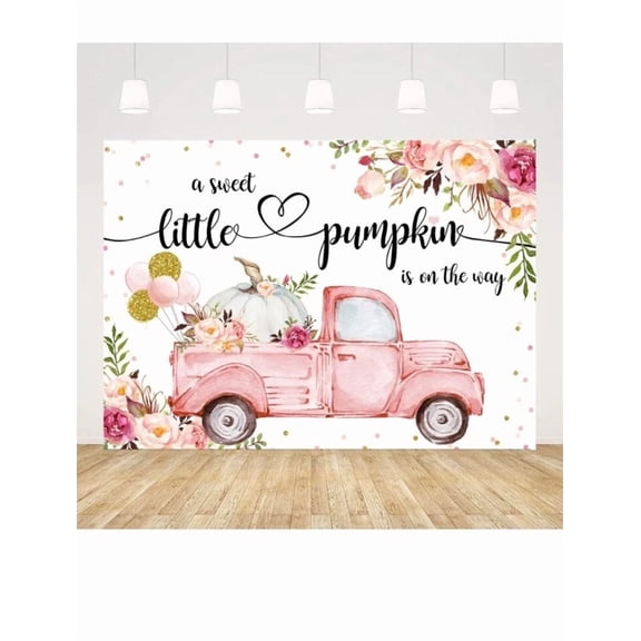 RHEA- Ticuenicoa 7X5Ft A Little Sweet Pumpkin Is On The Way Photography Backdrop For B