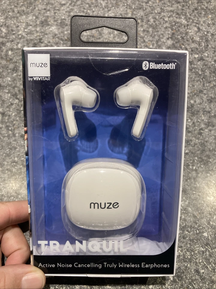 RHEA- Tranquil Muze Vivitar True Wireless Bluetooth Earbuds Noise Canceling Brand New