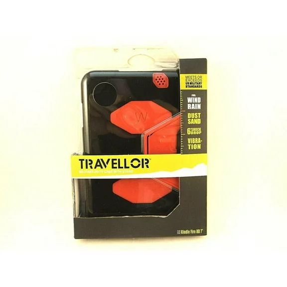 RHEA- Travellor Military Duty Case With Stand Kindle Fire Hd 7" Water Dust Free Shell