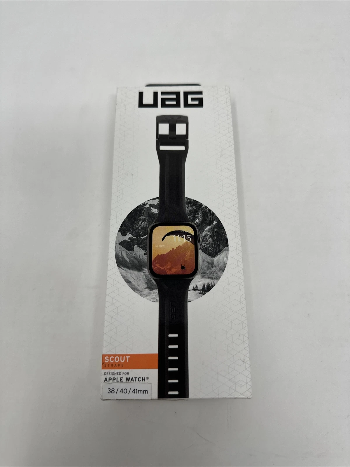 RHEA- Uag Urban Armor Gear - Apple Watch Band 38/40/41Mm - Scout Series - Black
