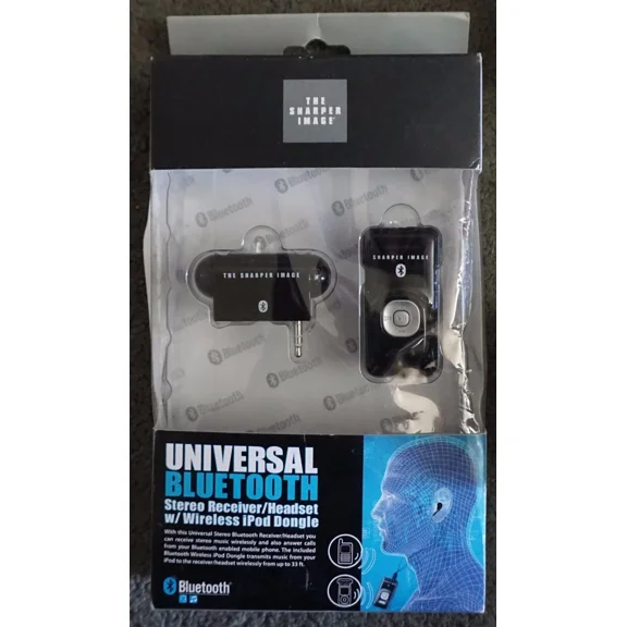 RHEA- Universal Bluetooth Stereo Receiver/Headset W/ Wireless Ipod Dongle-Brand New