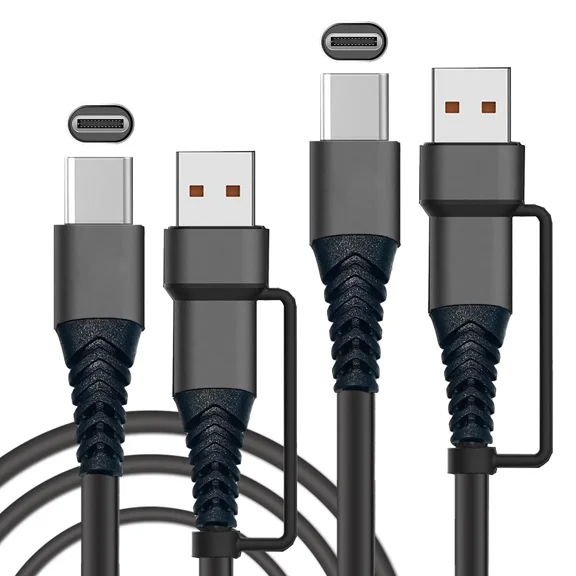 RHEA- Usb C Cable To C,60W 3Ft 2 Pack Type C Charger Fast 3 Ft, Black 60W