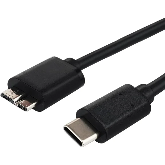 RHEA- Usb C To Micro 3.0 Fast Charging Cable C 3.0-2Ft, Black