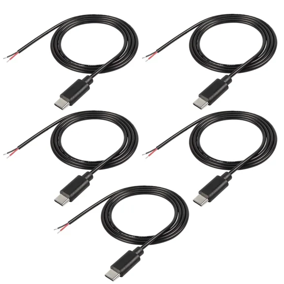 RHEA- Usb Type-C Pigtail Cable Extension Power 22Awg 5V 3A Usb-C Type C Male