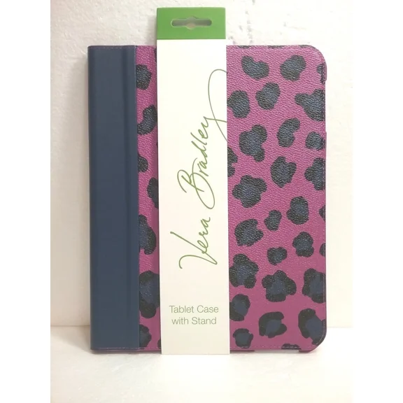 RHEA- Vera Bradley Tablet Case With Stand Leopard Spots Graduation New With Tags Nwt