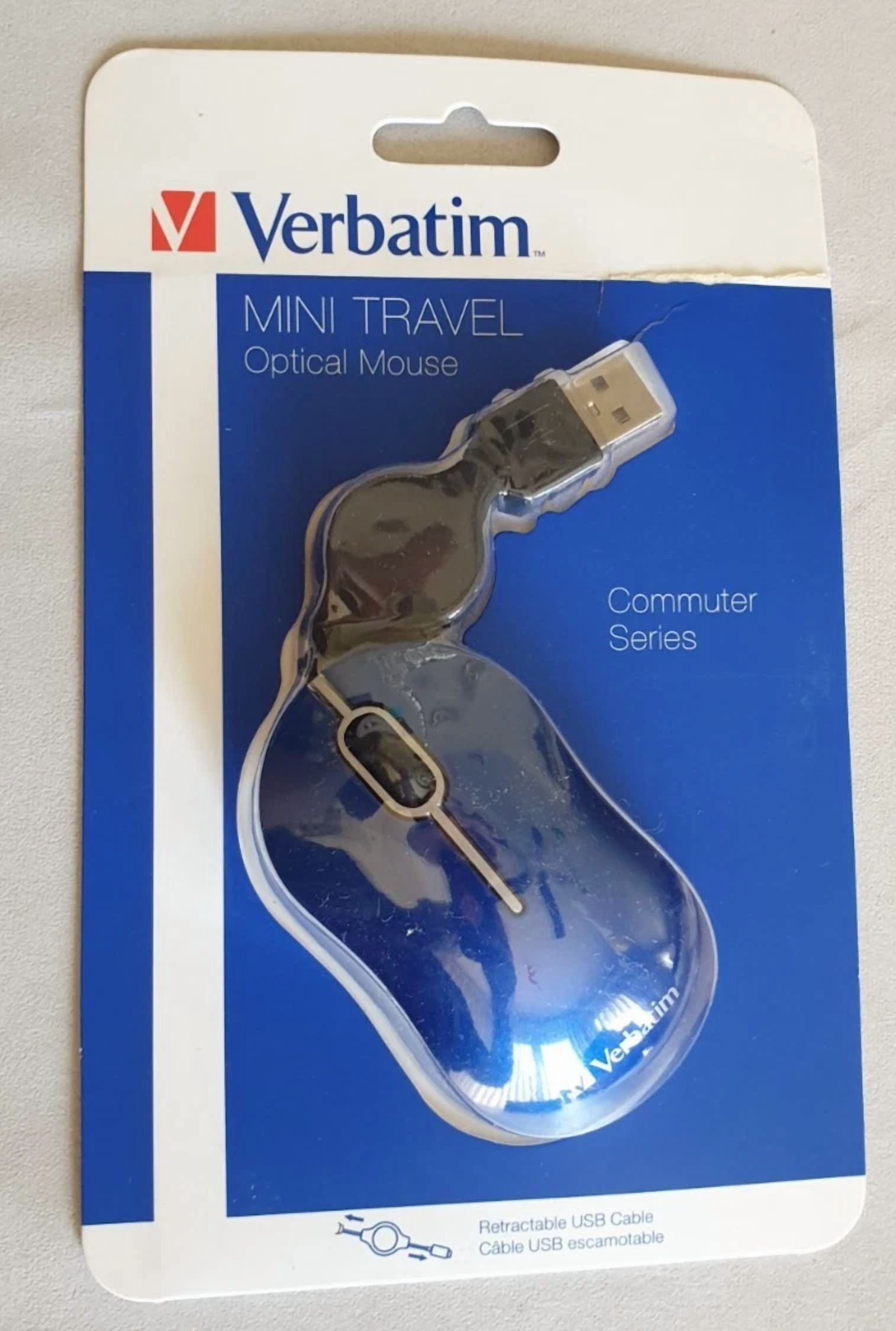 RHEA- Verbatim Wired Optical Mouse Commuter Series - Plug & Play Corded Small