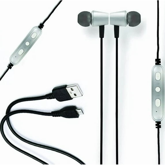 RHEA- Verisound Endure Rechargable Bluetooth Headphones Usb Rechargable New