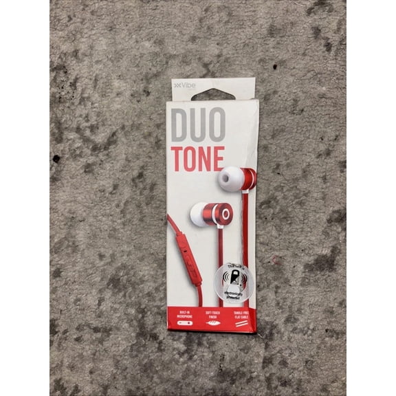 RHEA- Vibe Sound Duo Tone Built In Mic Ear Buds