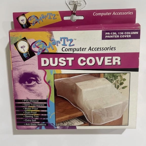 RHEA- Vintage Smartz Computer Accessories Dust Cover Printer Cover New In Box