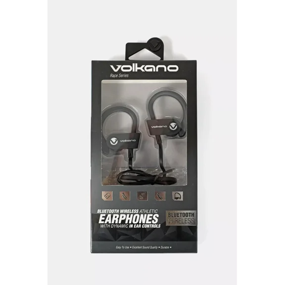 RHEA- Volkano Bluetooth Wireless Athletic Earphones (1 Set) New; Sealed