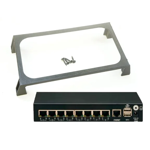 RHEA- Wall Mount Under Desk Mount For Digi Connectport Ts 8 Mei Terminal Server