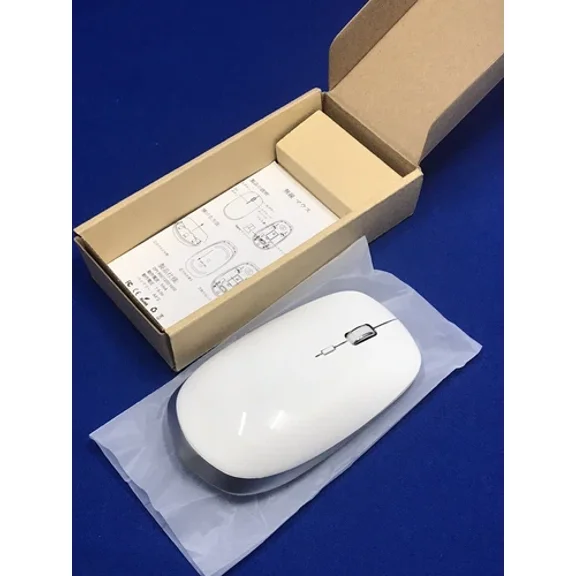 RHEA- White/Silver Wireless Mouse