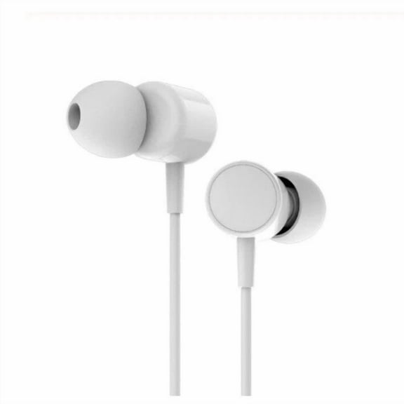 RHEA- Yh16 In-Ear Earbuds Headphones With Mic / Controller Noise Cancelling White