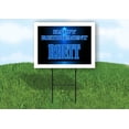 thumbnail image 1 of RHETT RETIREMENT BLUE 18 in x 24 in Yard Sign Road Sign with Stand, 1 of 4