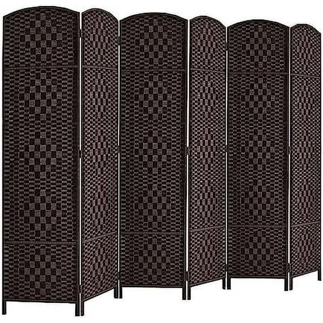 Legacy Decor 3-Panel Room Divider Screen - Weave Design, Beige, 68.5"H X 52"W