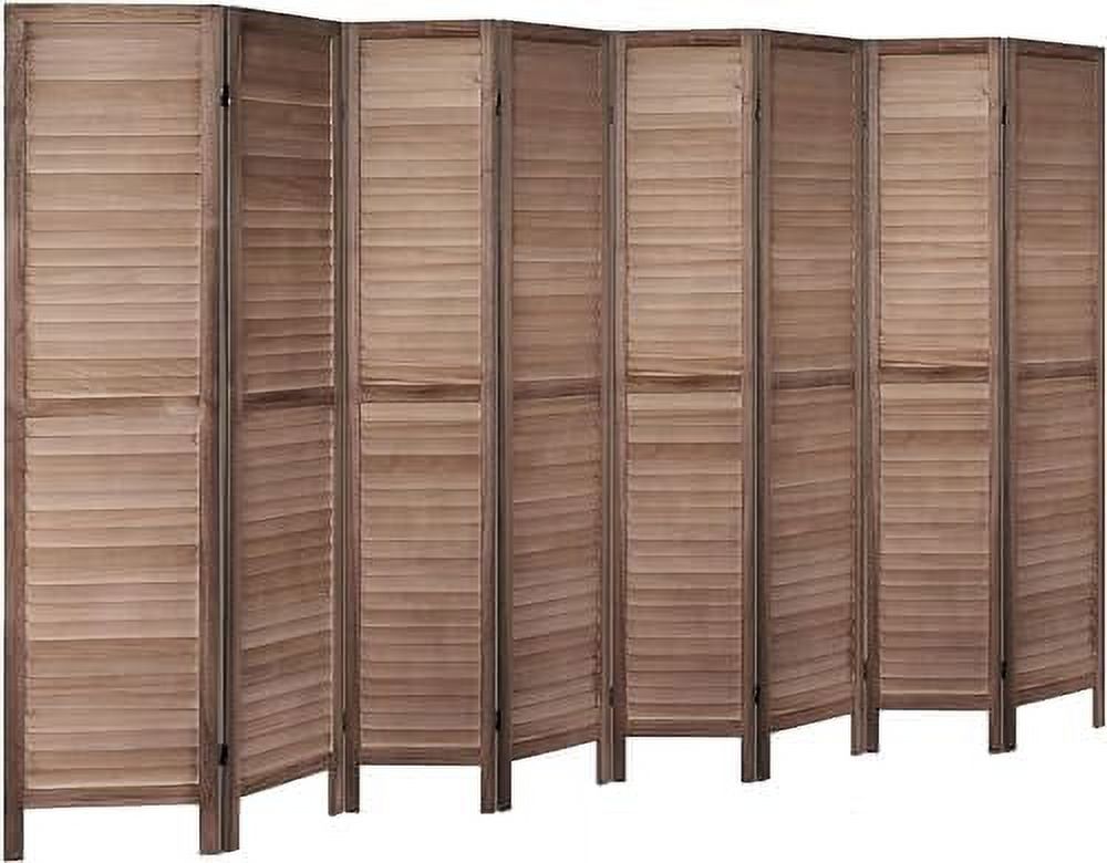 RHF 8 Panel Room Divider Room Dividers and Folding Privacy Screens Wood