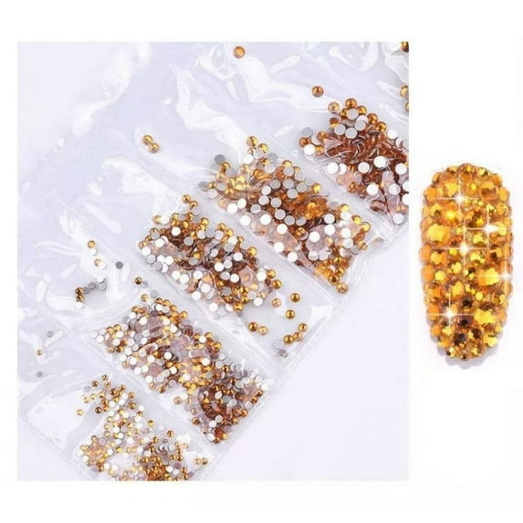 RHINESTONES - GOLDEN ORANGE